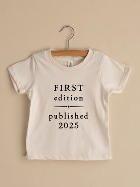 First edition published 2025 Organic tee t shirt infant size 3-6 months NWT